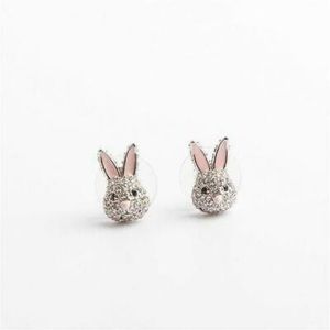 KATE SPADE “Make Magic” Silver Bunny Earrings NWT